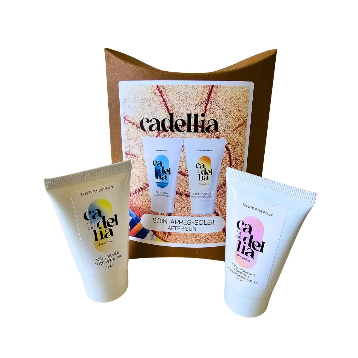 Ensemble de soin après soleil: Tout pour hydrater ta peau naturellement
