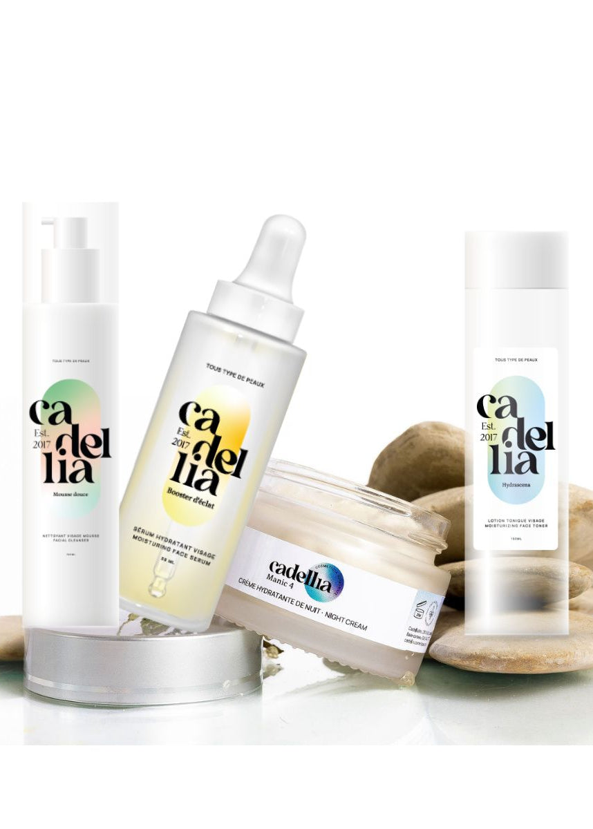 Ensemble complet de soin pour le visage. Routine complète